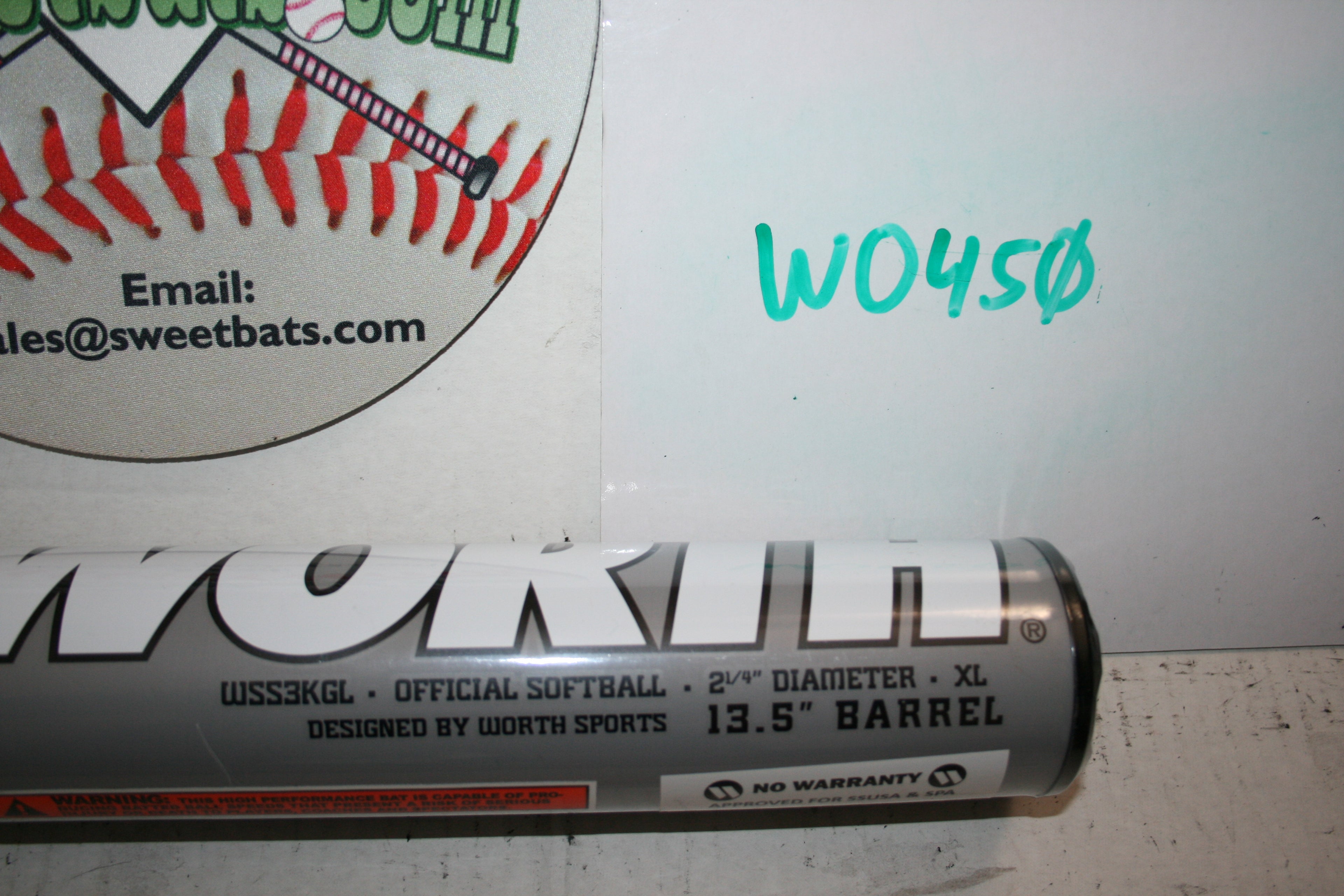 NIW 2023 Senior Worth Krecher GAMER Slowpitch Softball Bat WSS3KGL SSUSA XL