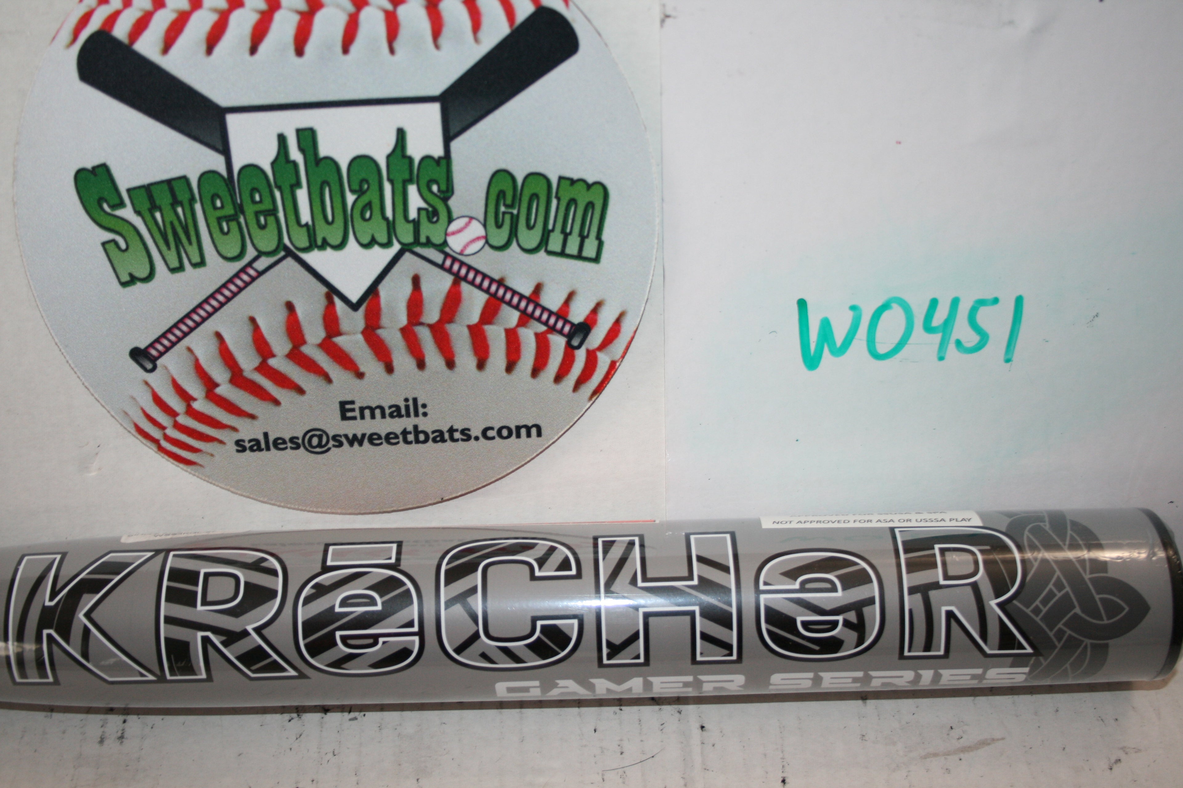 NIW 2023 Senior Worth Krecher GAMER Slowpitch Softball Bat WSS3KGL SSUSA XL