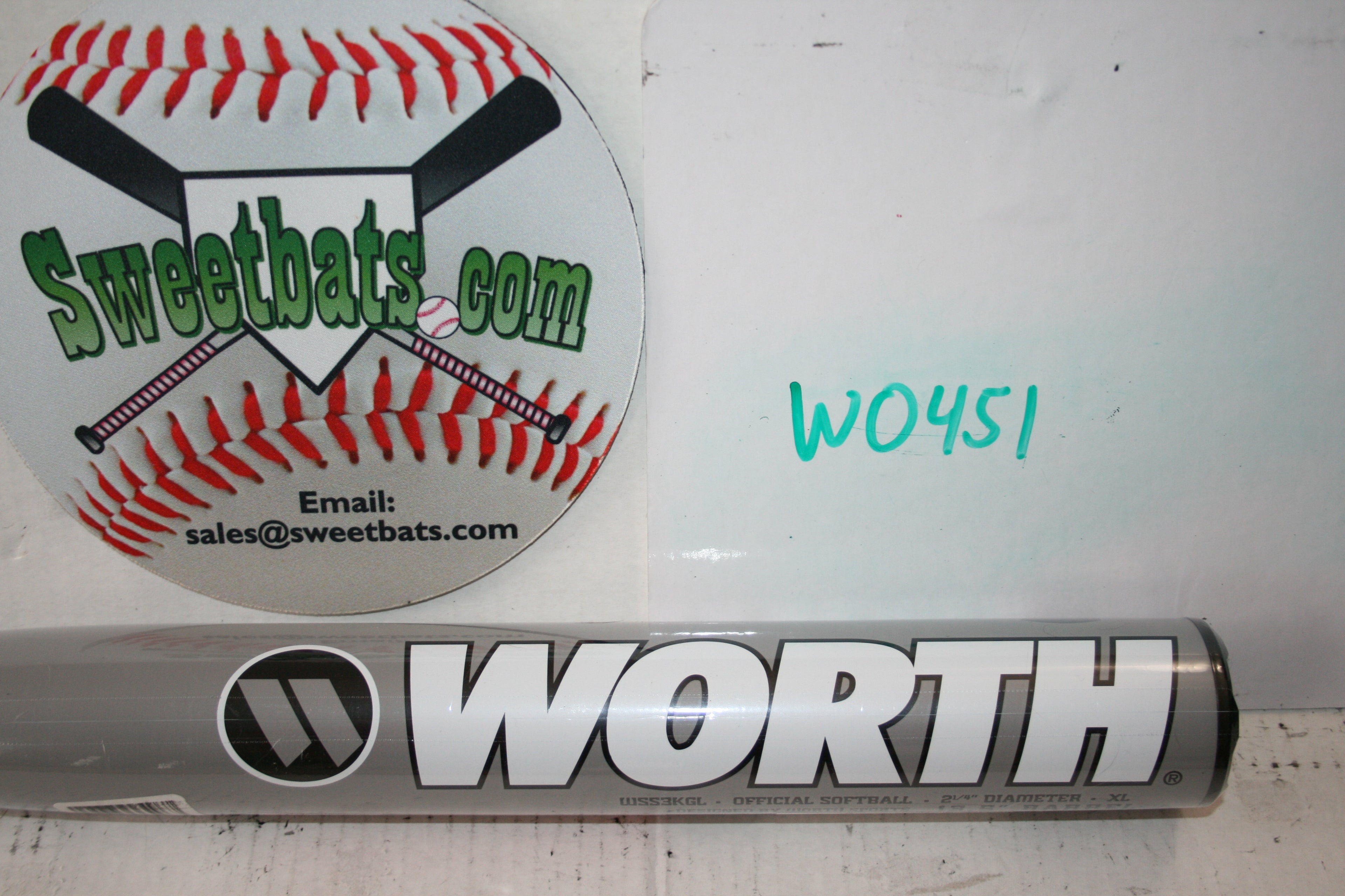 NIW 2023 Senior Worth Krecher GAMER Slowpitch Softball Bat WSS3KGL SSUSA XL