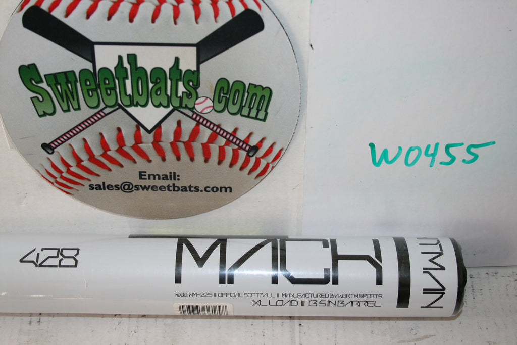 NEW NIW Worth HITMAN Mach 1 428 Senior Slowptich Softball Bat 26 WMH22S SSUSA 13