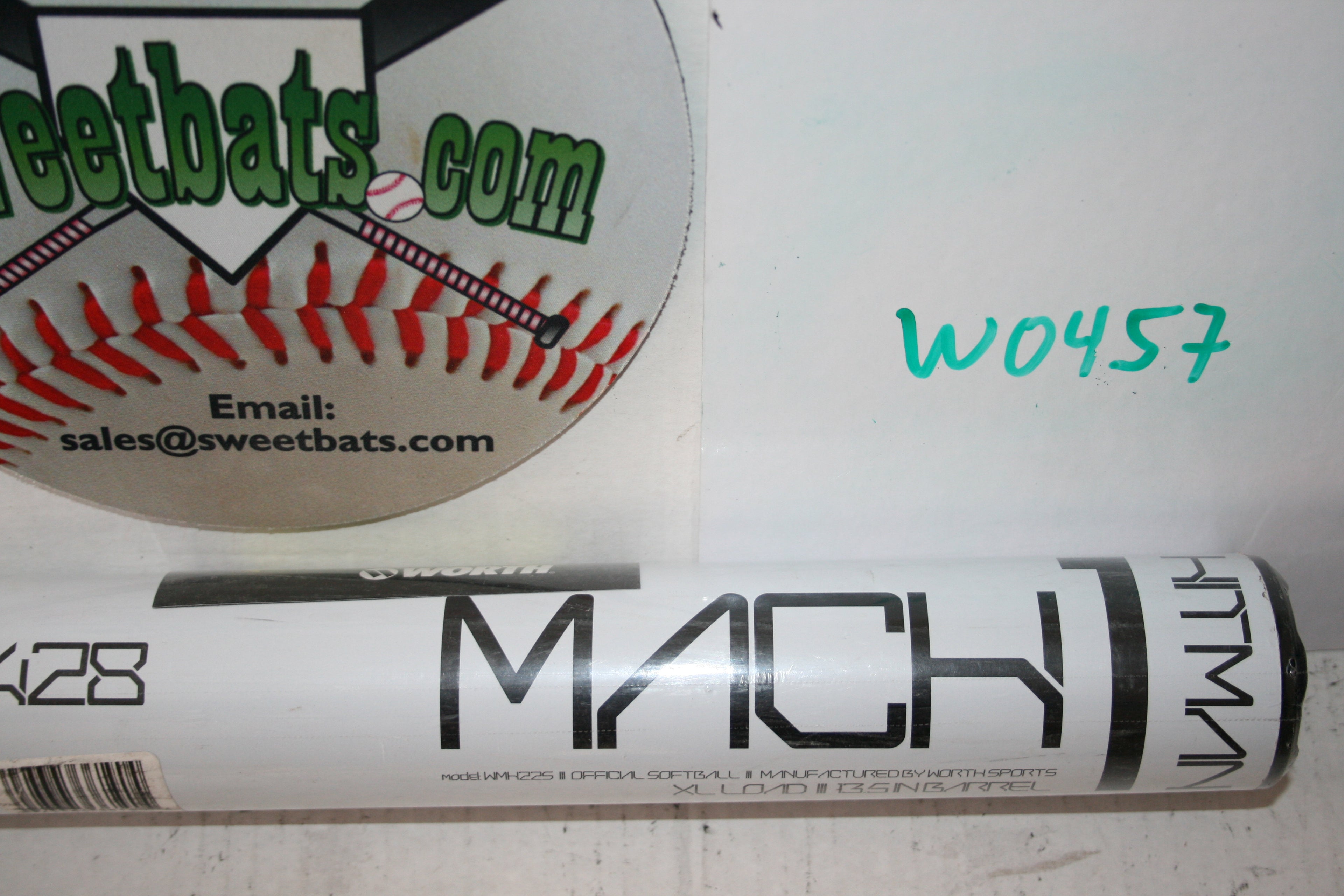NEW NIW Worth HITMAN Mach 1 428 Senior Slowptich Softball Bat 26 WMH22S SSUSA 13