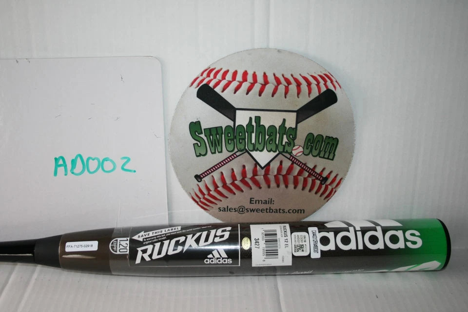ADIDAS RUCKUS 2 PIECE Slowpitch Softball Bat .5 End Load RK12 ORIGINAL OG 12" USSSA 220