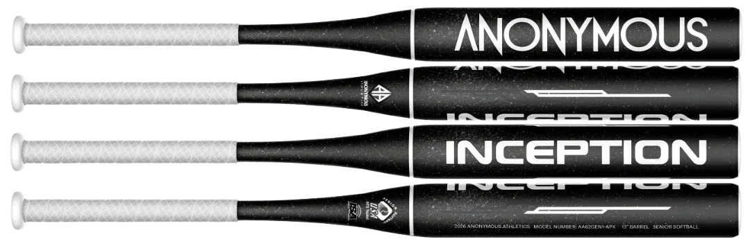Anonymous INCEPTION LUX MONOCHROME APEX LOAD Senior Softball Bat SSUSA