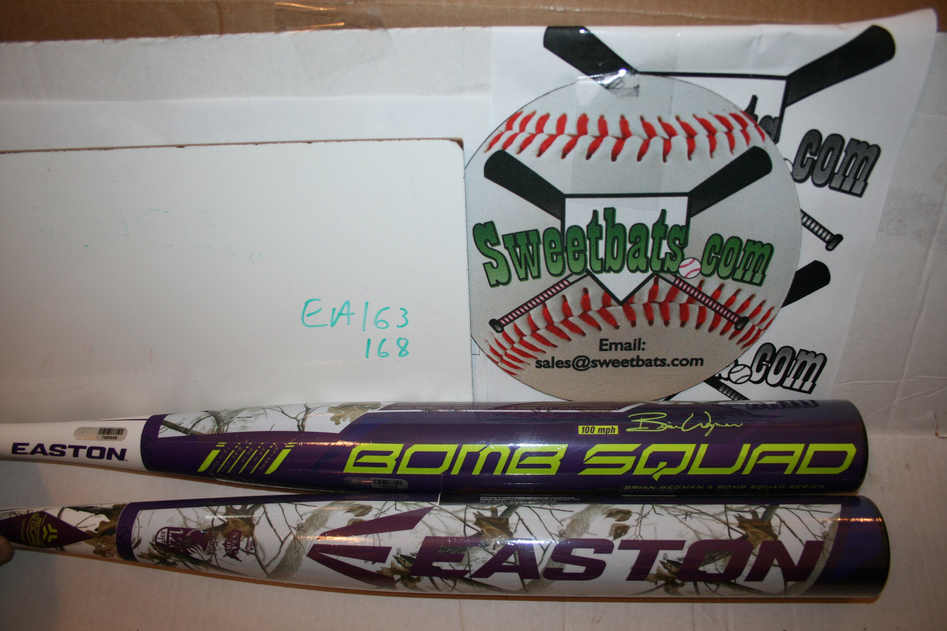 NIW 2016 Easton Brian Wegman BOMB SQUAD Slowpitch Softball Bat SP16BWU USSSA 220